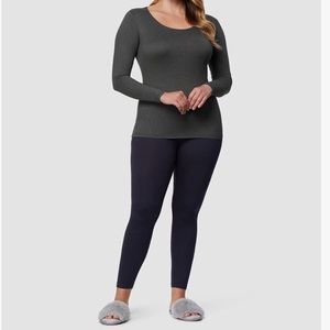 NWT 32 Degrees Lightweight Baselayer Scoop Longsleeve Top